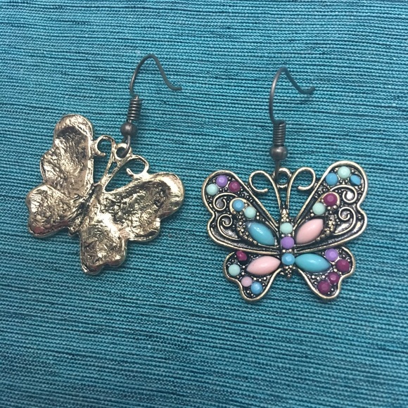 Butterfly Earrings - Picture 2 of 3
